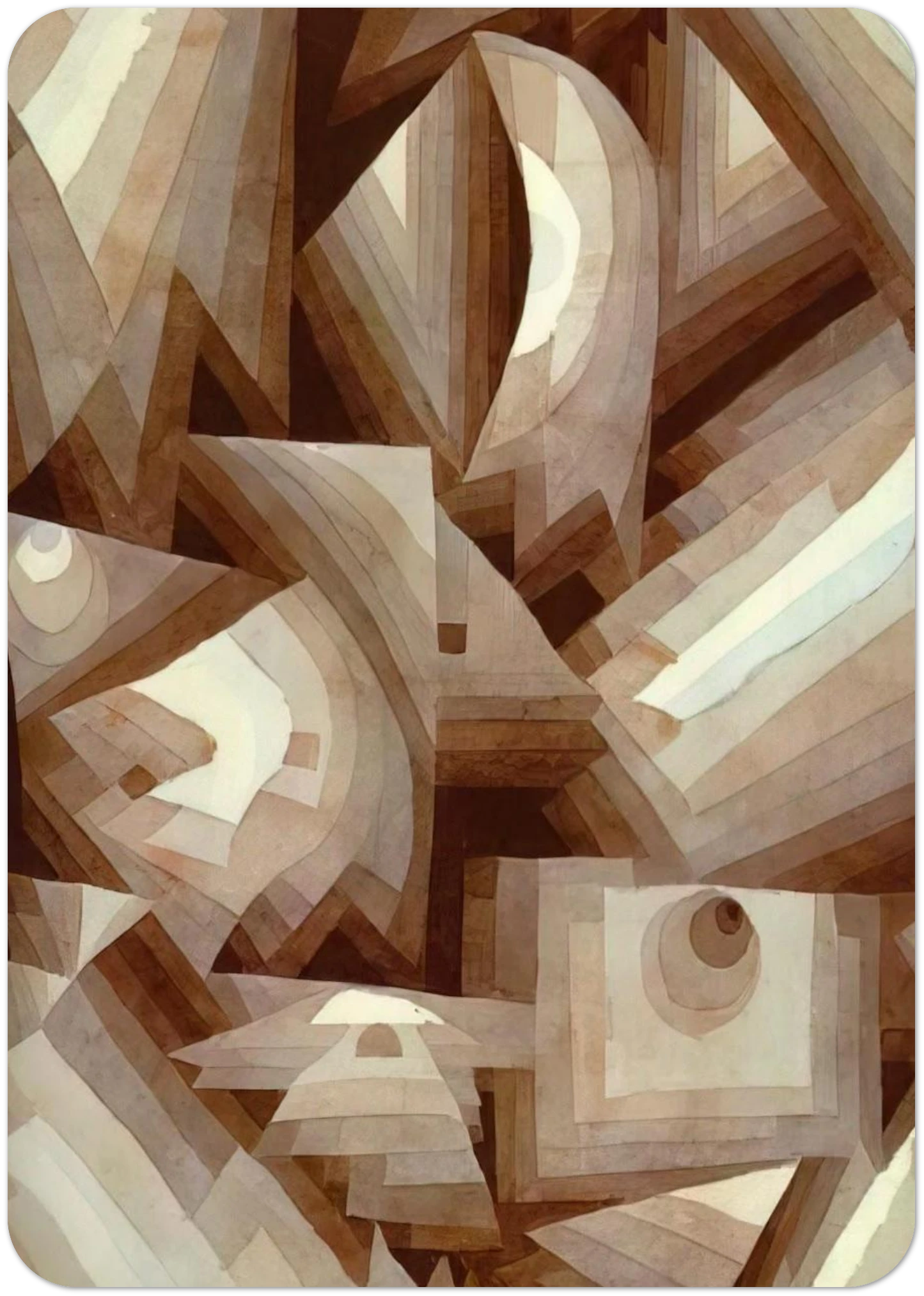 CRYSTAL 1921 By Paul Klee Pack of 10 Post Cards | Paul Klee Post Cards | A6 (10.5 x 14.8 cm) - 4.1 x 5.8 inches