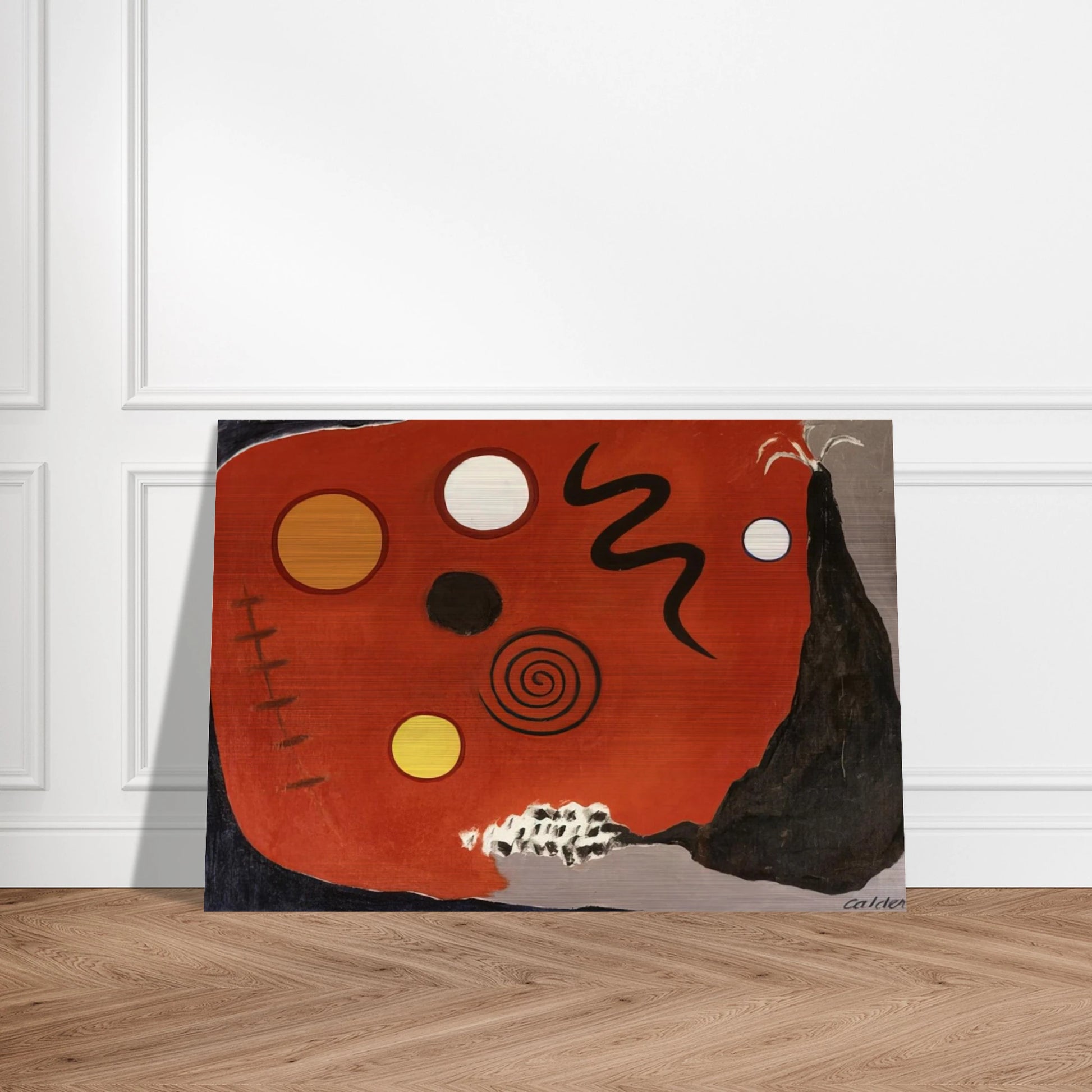 THE FUSE 1947 - Alexander Calder Brushed Aluminum Print - 70x100 cm / 28x40 inches | Alexander Calder Aluminum Print | Alexander Calder Prints