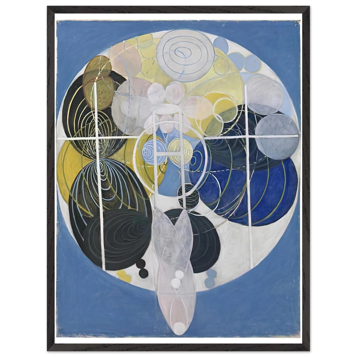 Hilma af Klint - THE LARGE FIGURE PAINTINGS NR 5 1907 Wall art - 40x50 cm / 16x20 inches - Fine Art Poster-canvas - -