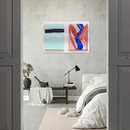 Untitled - 1996 - Michel Majerus Brushed Aluminum Print - 70x100 cm / 28x40 inches | Michel Majerus Aluminum Print | Michel Majerus Prints