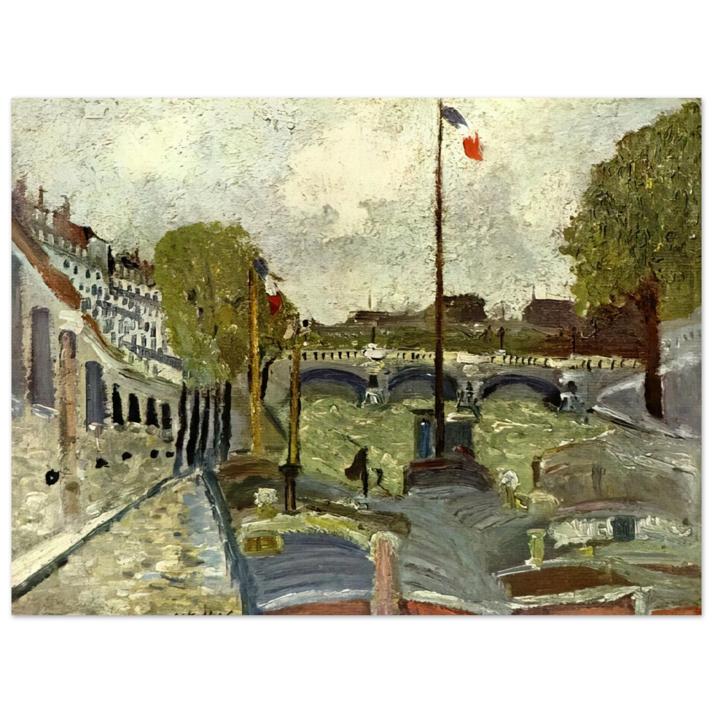 Maurice Utrillo - NINE  75x100 cm / 30x40inches Fine Art Poster