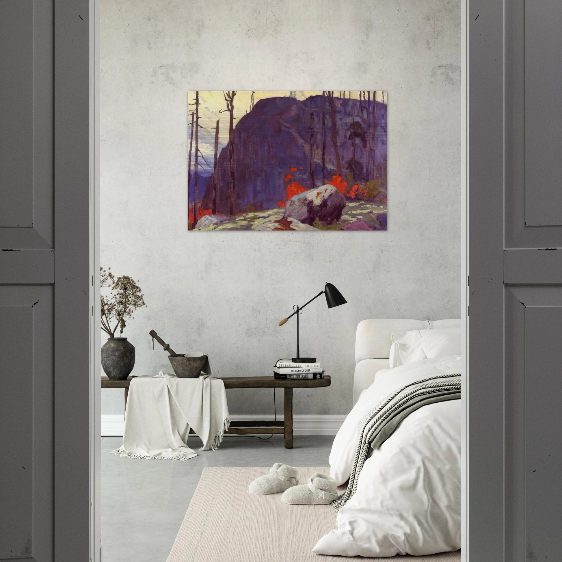 Algoma Hill - 1920 - Lawren Harris Brushed Aluminum Print - 70x100 cm / 28x40 inches | Lawren Harris Aluminum Print | Lawren Harris Prints