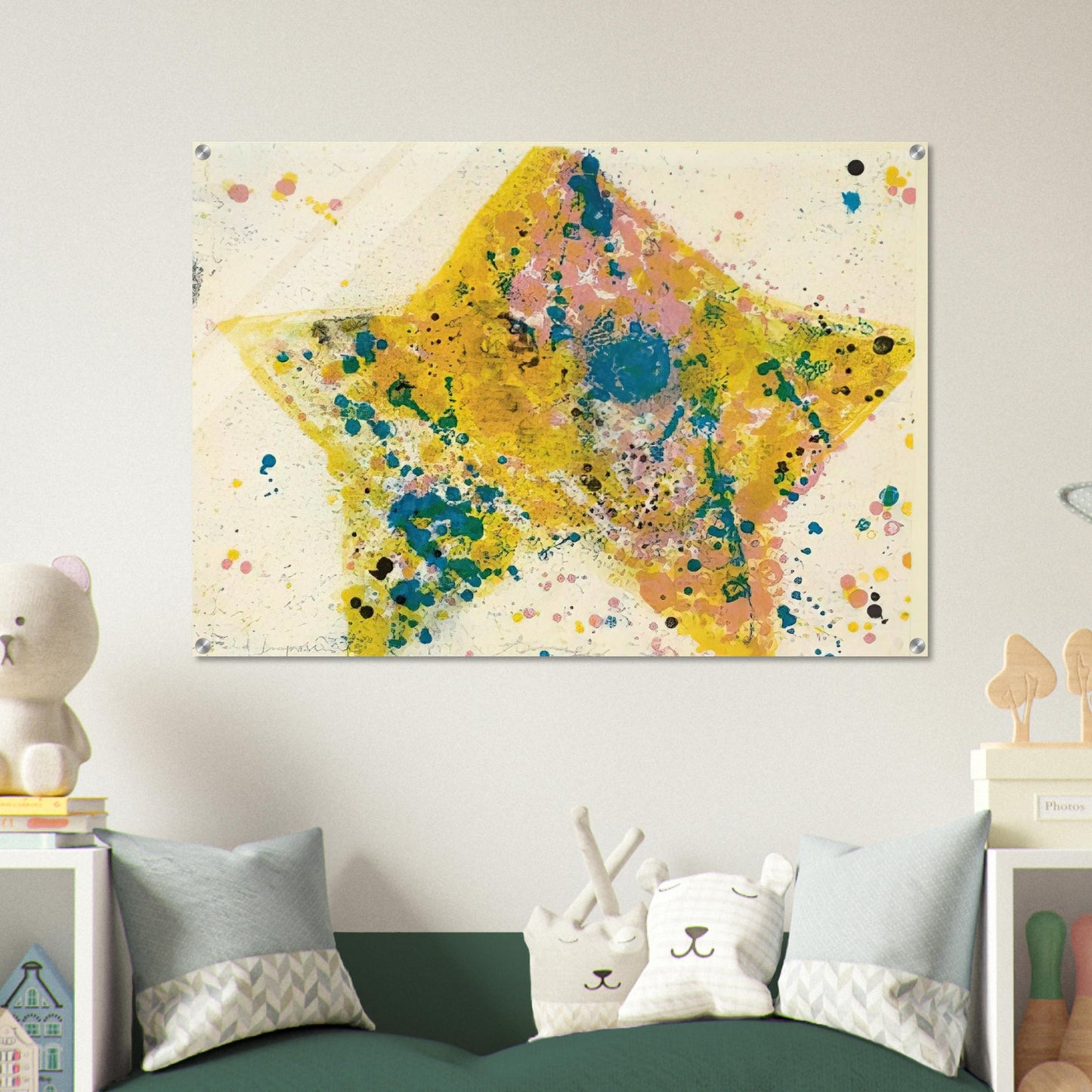 Star - Sam Francis Acrylic Print - 70x100 cm / 28x40″ inches