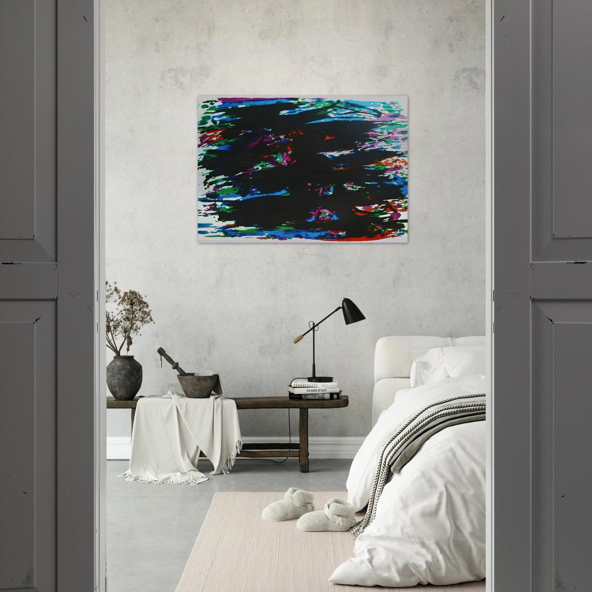 Les Jardin des oliviers - 1978 - Alfred Manessier Brushed Aluminum Print - 70x100 cm / 28x40 inches | Alfred Manessier Aluminum Print | Alfred Manessier Prints