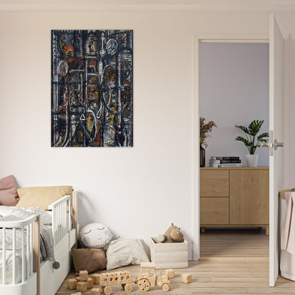 Palimpsest - Richard Pousette-Dart Brushed Aluminum Print - 70x100 cm / 28x40 inches | Richard Pousette-Dart Aluminum Print | Richard Pousette-Dart Prints