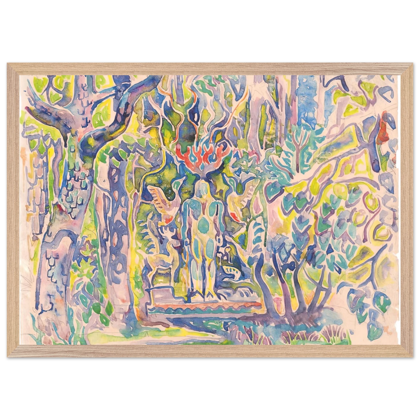 Walter Inglis Anderson - Walter Anderson Wall art - A1 (59.4 x 84.1  cm) - Fine Art Poster-canvas - -