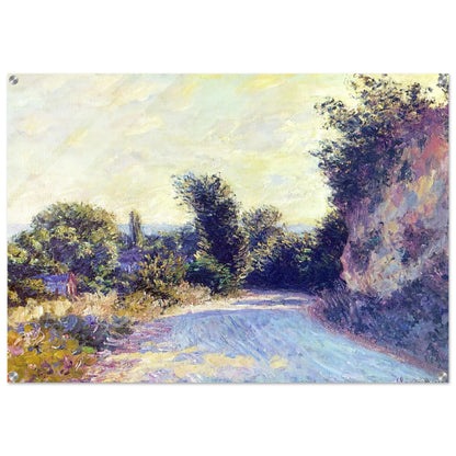 Road near Giverny 02 - claude monet Acrylic Print - 70x100 cm / 28x40″ inches | claude monet Wall Art | claude monet Prints