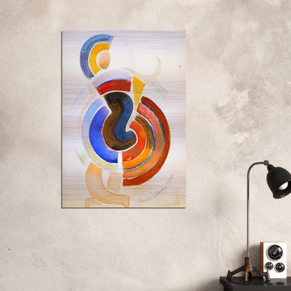 UTITLED - Sonia Delaunay Brushed Aluminum Print - 70x100 cm / 28x40 inches | Sonia Delaunay Aluminum Print | Sonia Delaunay Prints