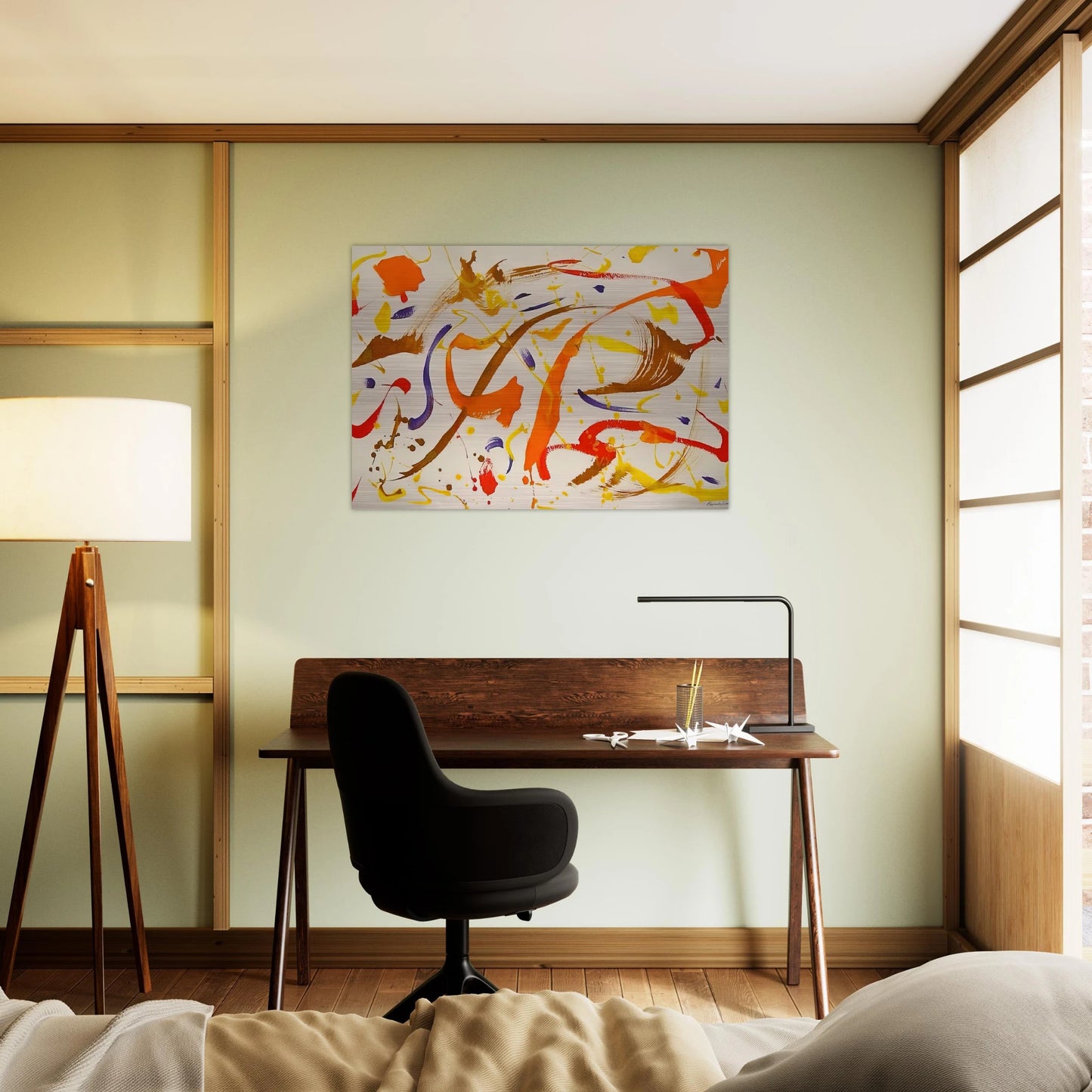 Untitled Abstract - 1975 - Alexander Liberman Brushed Aluminum Print - 70x100 cm / 28x40 inches | Alexander Liberman Aluminum Print | Alexander Liberman Prints