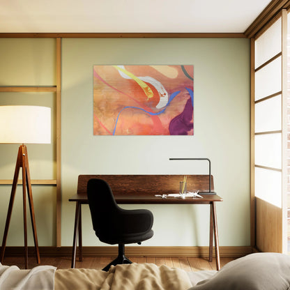 For Becky - 1969 - Ronnie Landfield Brushed Aluminum Print - 70x100 cm / 28x40 inches | Ronnie Landfield Aluminum Print | Ronnie Landfield Prints