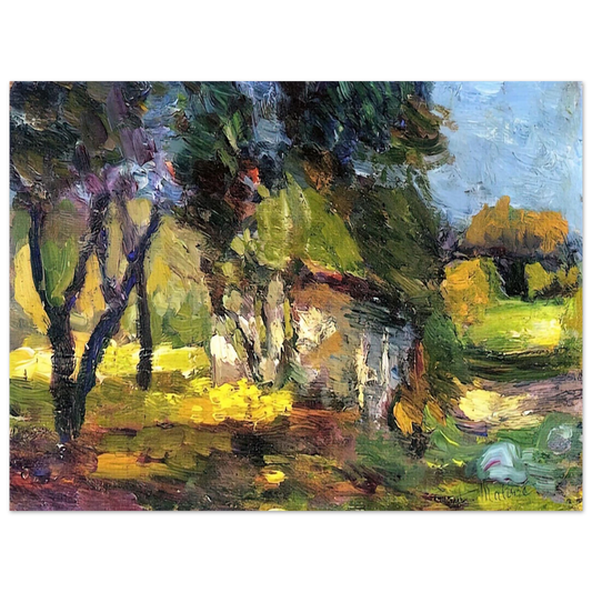 Henri Matisse - LANDSCAPE CORSICA 1898  75x100 cm / 30x40inches Fine Art Poster