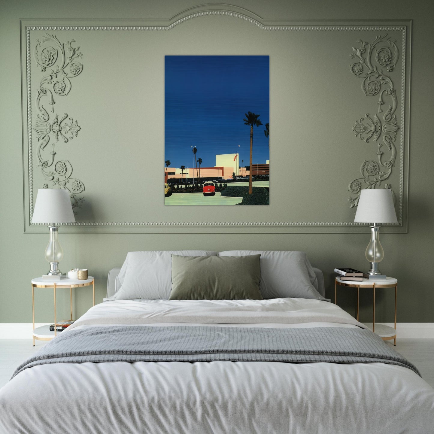 In the beginning III Mall - Hiroshi Nagai Brushed Aluminum Print - 70x100 cm / 28x40 inches | Hiroshi Nagai Aluminum Print | Hiroshi Nagai Prints