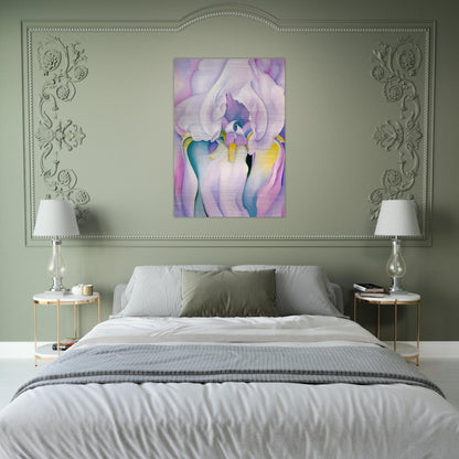 Light of Iris - Georgia O'Keeffe Brushed Aluminum Print - 70x100 cm / 28x40 inches | Georgia O'Keeffe Aluminum Print | Georgia O'Keeffe Prints