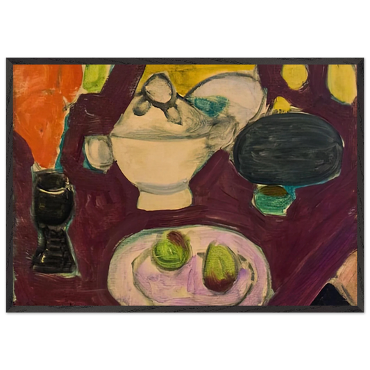 STILL LIFE 1941 - Henri Matisse 70x100 cm / 28x40 inches Framed Art Print – Black Wooden Frame