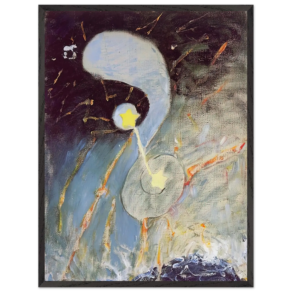Hilma af Klint - CHAOS NR 2 1906 Wall art - 70x100 cm / 28x40 Inches - Fine Art Poster - -