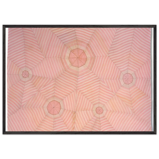 THE FABRIC WORKS 2007 - Louise Bourgeois 70x100 cm / 28x40 inches Framed Art Print – Black Wooden Frame