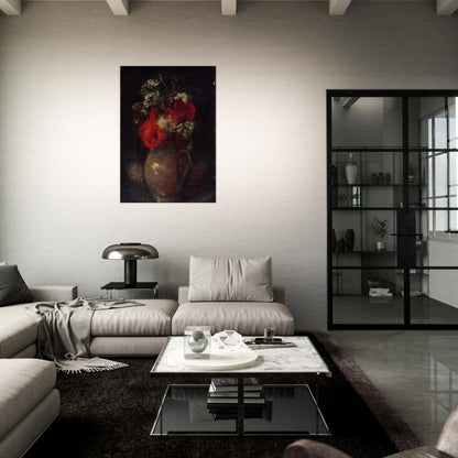 BOUQUET - Odilon Redon Brushed Aluminum Print - 70x100 cm / 28x40 inches | Odilon Redon Aluminum Print | Odilon Redon Prints