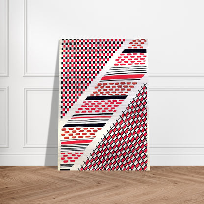 COMPOSITION 13 - Sonia Delaunay Brushed Aluminum Print - 70x100 cm / 28x40 inches | Sonia Delaunay Aluminum Print | Sonia Delaunay Prints