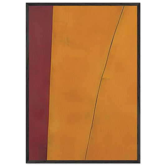 P-T 5 - 1970 N2 - Edward Corbett 70x100 cm / 28x40 inches Framed Art Print – Black Wooden Frame