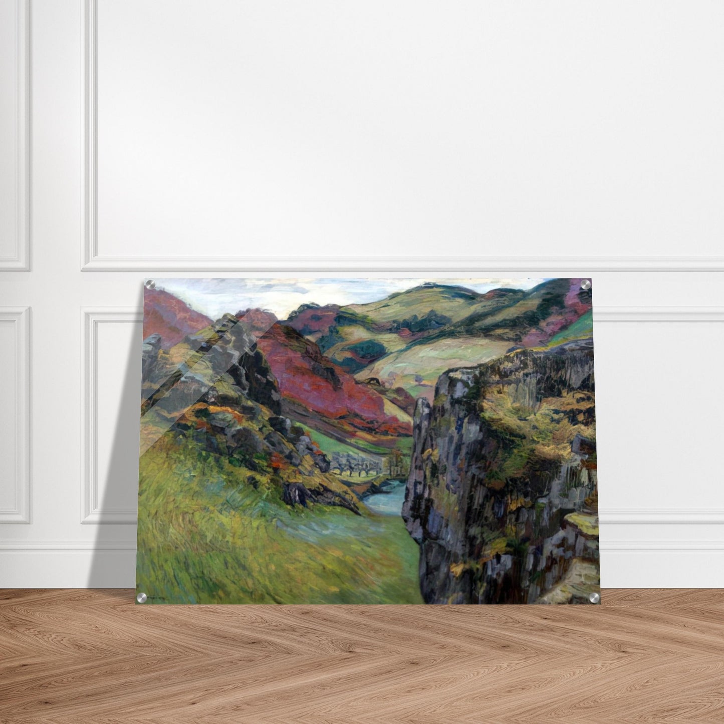Landscape near Saint-Julien-des-Chazes - Armand Guillaumin Acrylic Print - 70x100 cm / 28x40″ inches | Armand Guillaumin Wall Art | Armand Guillaumin Prints