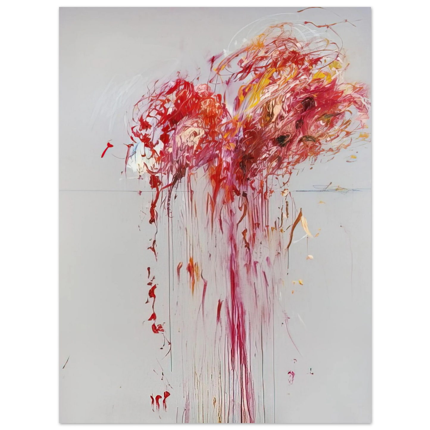 Cy Twombly - Nine Discourses on Commodus, Part VIII  75x100 cm / 30x40inches Fine Art Poster