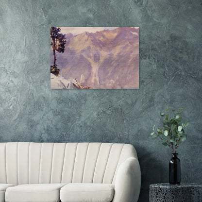 The Tyrol - John Singer Sargent Brushed Aluminum Print - 70x100 cm / 28x40 inches | John Singer Sargent Aluminum Print | John Singer Sargent Prints
