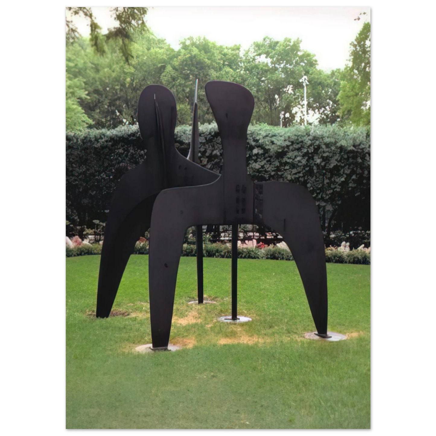 Alexander Calder - THREE BOLLARDS 1970 Fine Art Poster