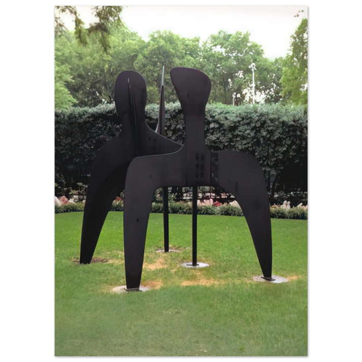 Alexander Calder - THREE BOLLARDS 1970 Fine Art Poster