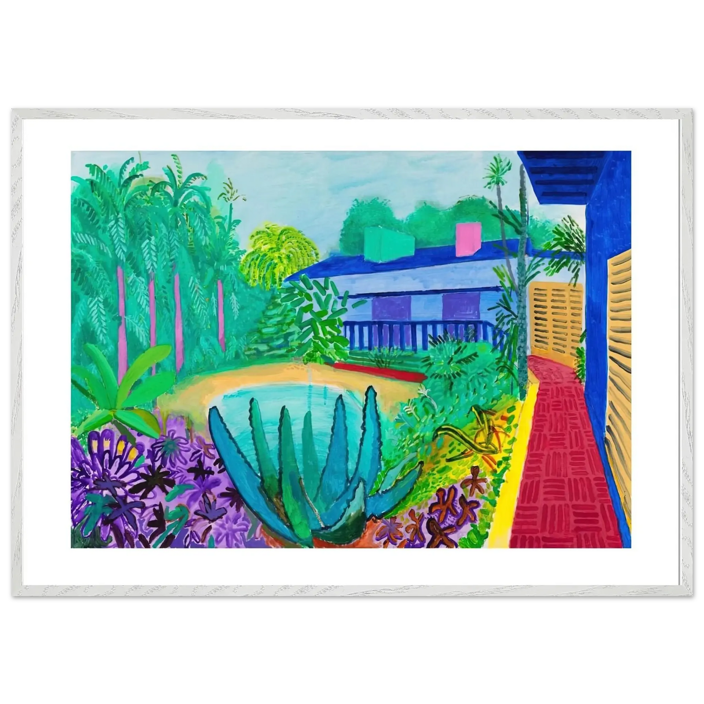 David Hockney - David Hockney Wall art - A3 (29.7 x 42  cm) - Fine Art Poster - -