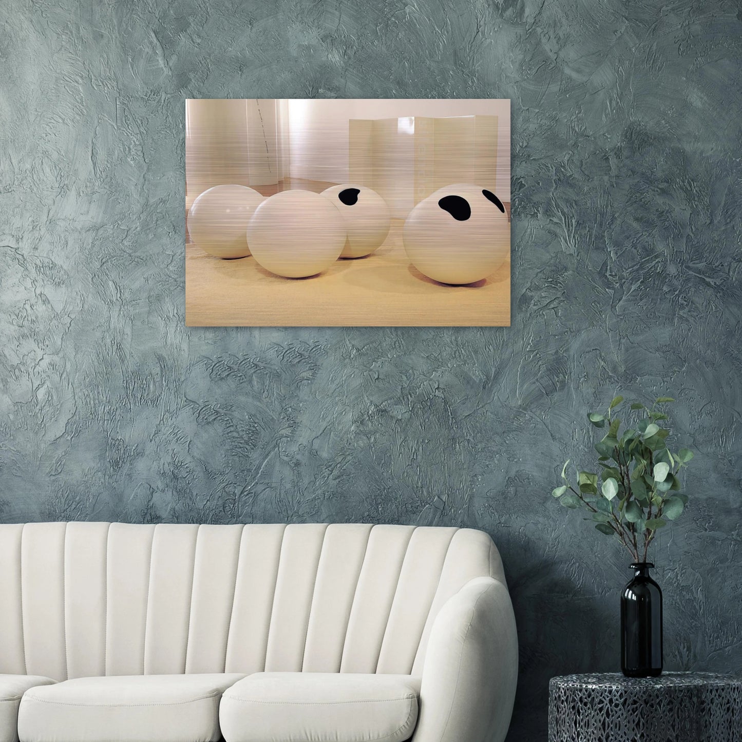 Balls - 2001 - Lygia Pape Brushed Aluminum Print - 70x100 cm / 28x40 inches | Lygia Pape Aluminum Print | Lygia Pape Prints