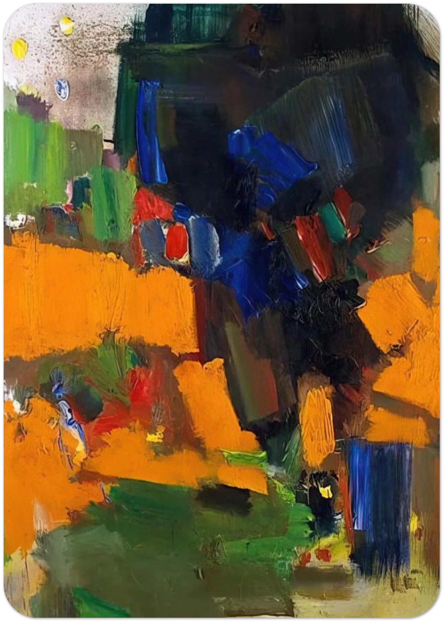 Deep Within the Ravine By Hans Hofmann Pack of 10 Post Cards | Hans Hofmann Post Cards | A6 (10.5 x 14.8 cm) - 4.1 x 5.8 inches