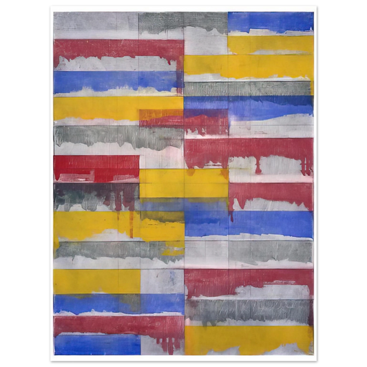 Brice Marden - Window Study #3 - 1985  75x100 cm / 30x40inches Fine Art Poster