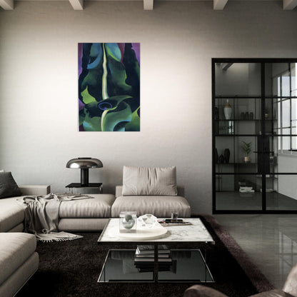 Corn, Dark I - Georgia O'Keeffe Brushed Aluminum Print - 70x100 cm / 28x40 inches | Georgia O'Keeffe Aluminum Print | Georgia O'Keeffe Prints