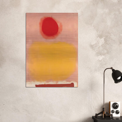 Amorphous - 1973 - Adolph Gottlieb Brushed Aluminum Print - 70x100 cm / 28x40 inches | Adolph Gottlieb Aluminum Print | Adolph Gottlieb Prints