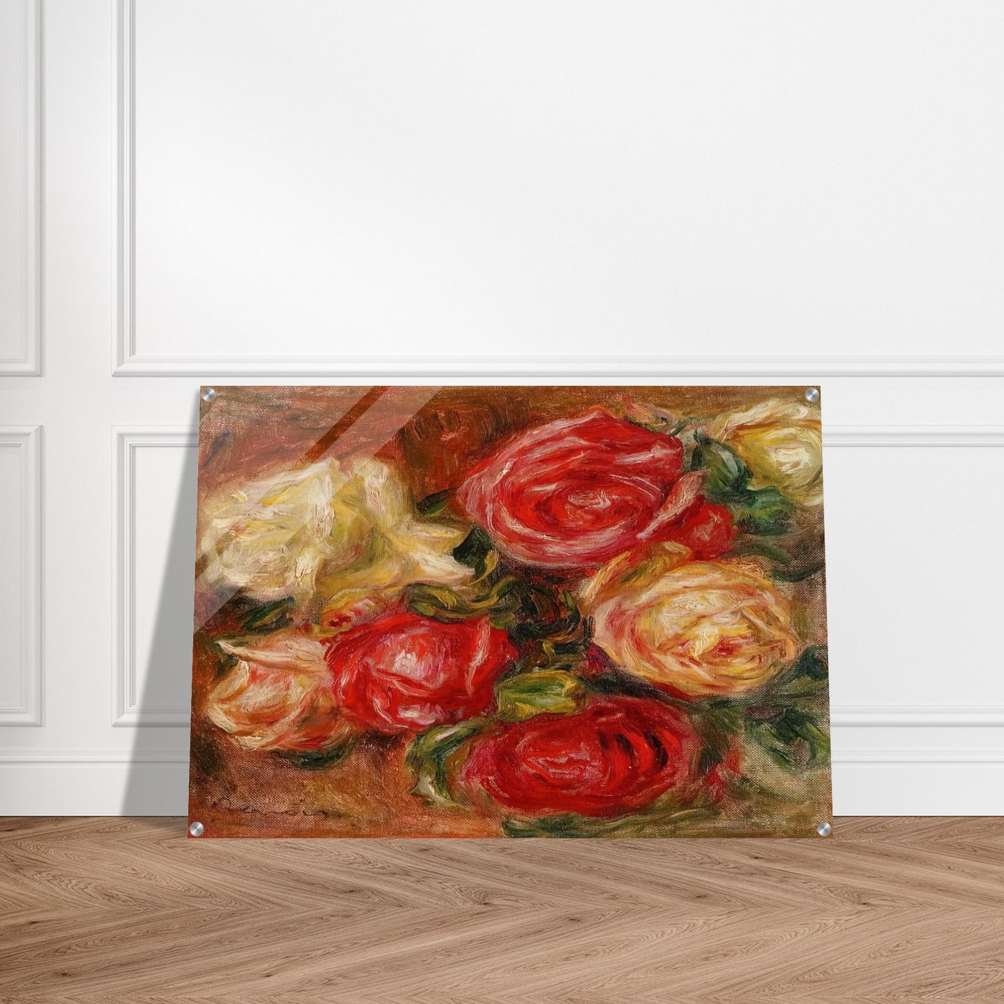 Bouquet of Flowers - Pierre-Auguste Renoir Acrylic Print - 70x100 cm / 28x40″ inches