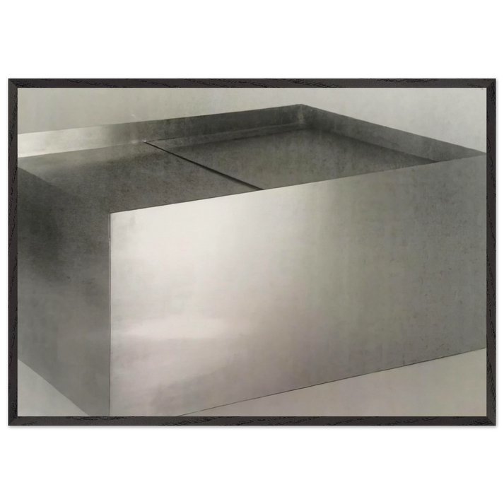 Untitled Double Coffee Table - 1971 - Donald Judd 70x100 cm / 28x40 inches Framed Art Print – Black Wooden Frame