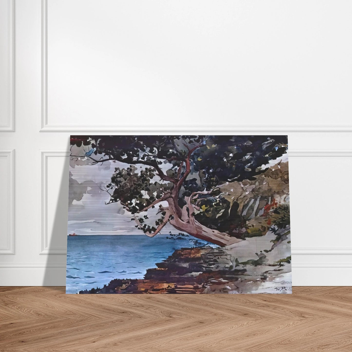 NORTH ROAD BERMUDA - Winslow Homer Brushed Aluminum Print - 70x100 cm / 28x40 inches | Winslow Homer Aluminum Print | Winslow Homer Prints