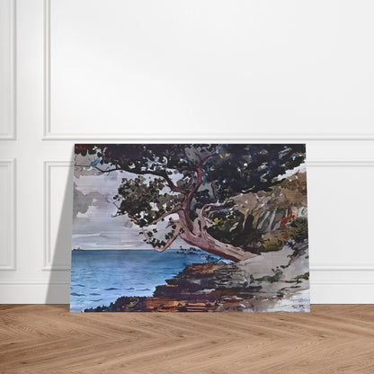 NORTH ROAD BERMUDA - Winslow Homer Brushed Aluminum Print - 70x100 cm / 28x40 inches | Winslow Homer Aluminum Print | Winslow Homer Prints