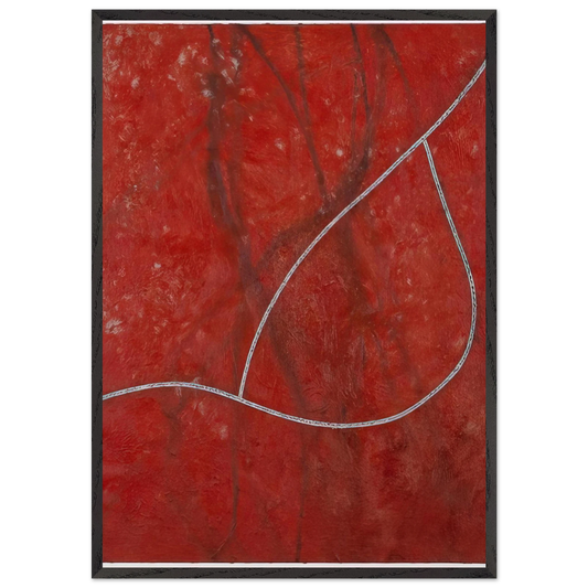 Untitled - 1960 N3 - Donald Judd 70x100 cm / 28x40 inches Framed Art Print – Black Wooden Frame