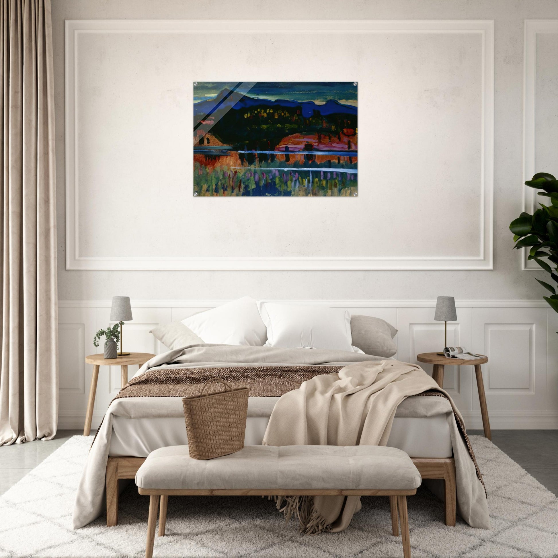 MURNAU AM STAFFELSEE 1908 - Wassily Kandinsky Acrylic Print - 70x100 cm / 28x40″ inches
