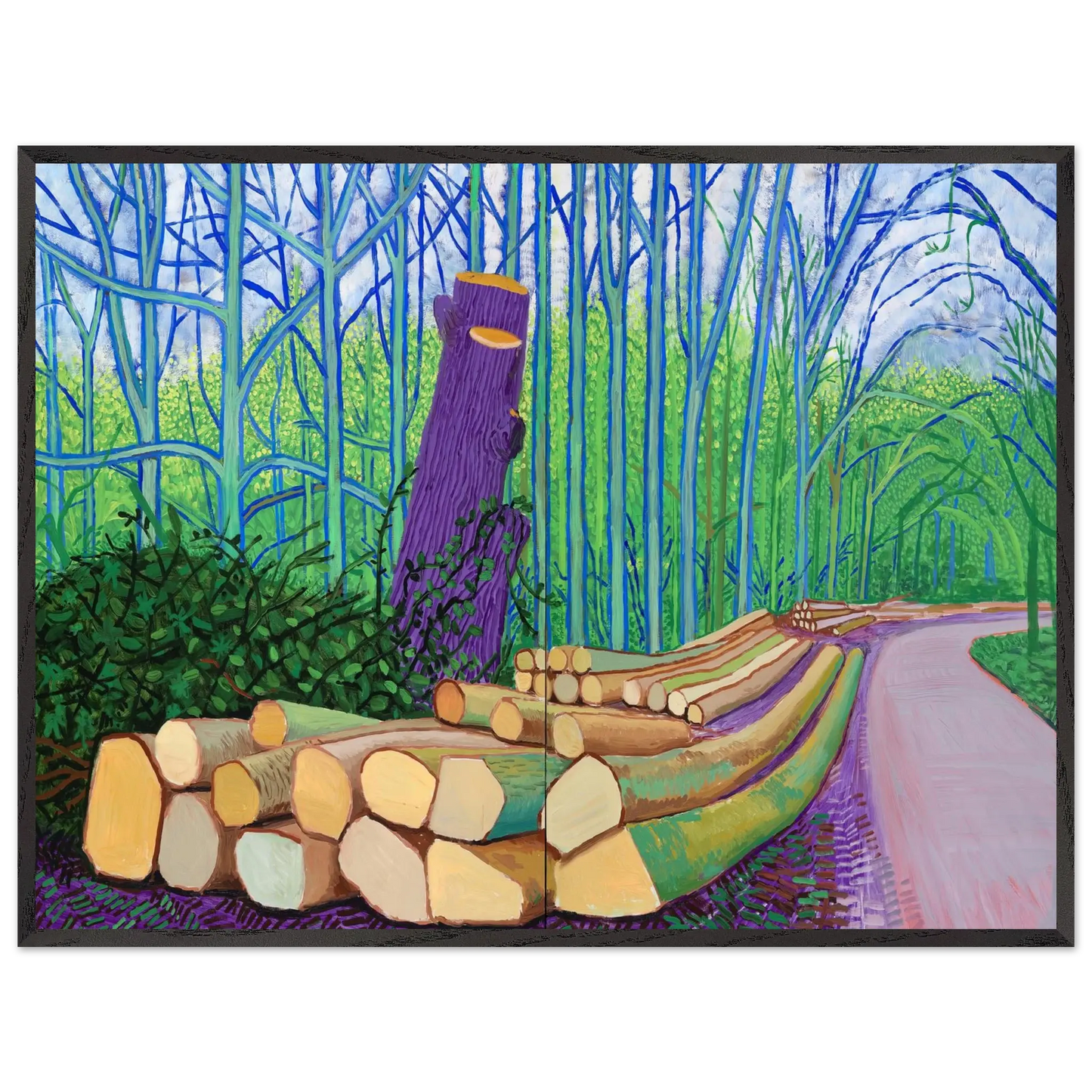 David Hockney - David Hockney Wall art - 40x50 cm / 16x20 Inches - Fine Art Poster - -