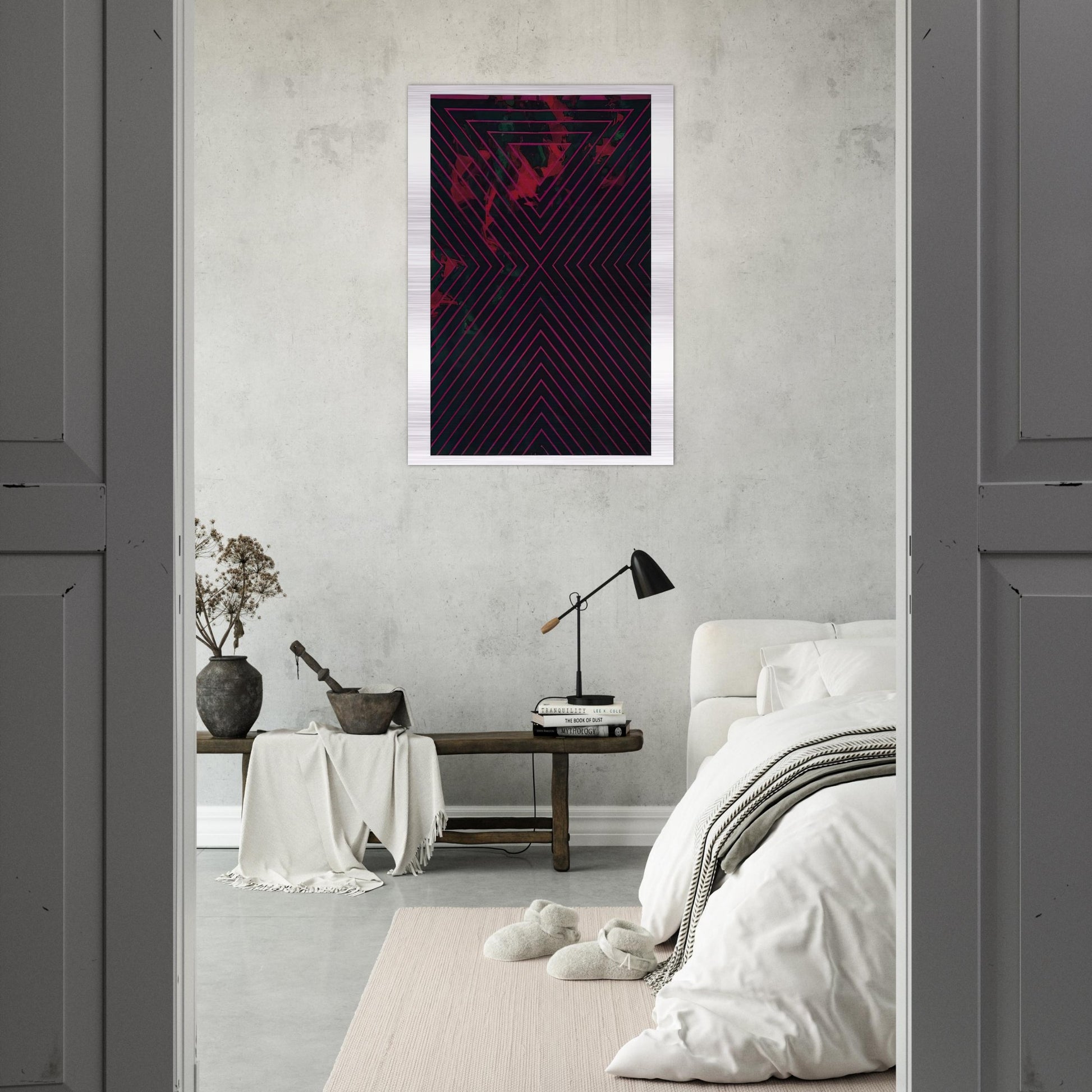 1418 1986 - Luis Feito Brushed Aluminum Print - 70x100 cm / 28x40 inches | Luis Feito Aluminum Print | Luis Feito Prints