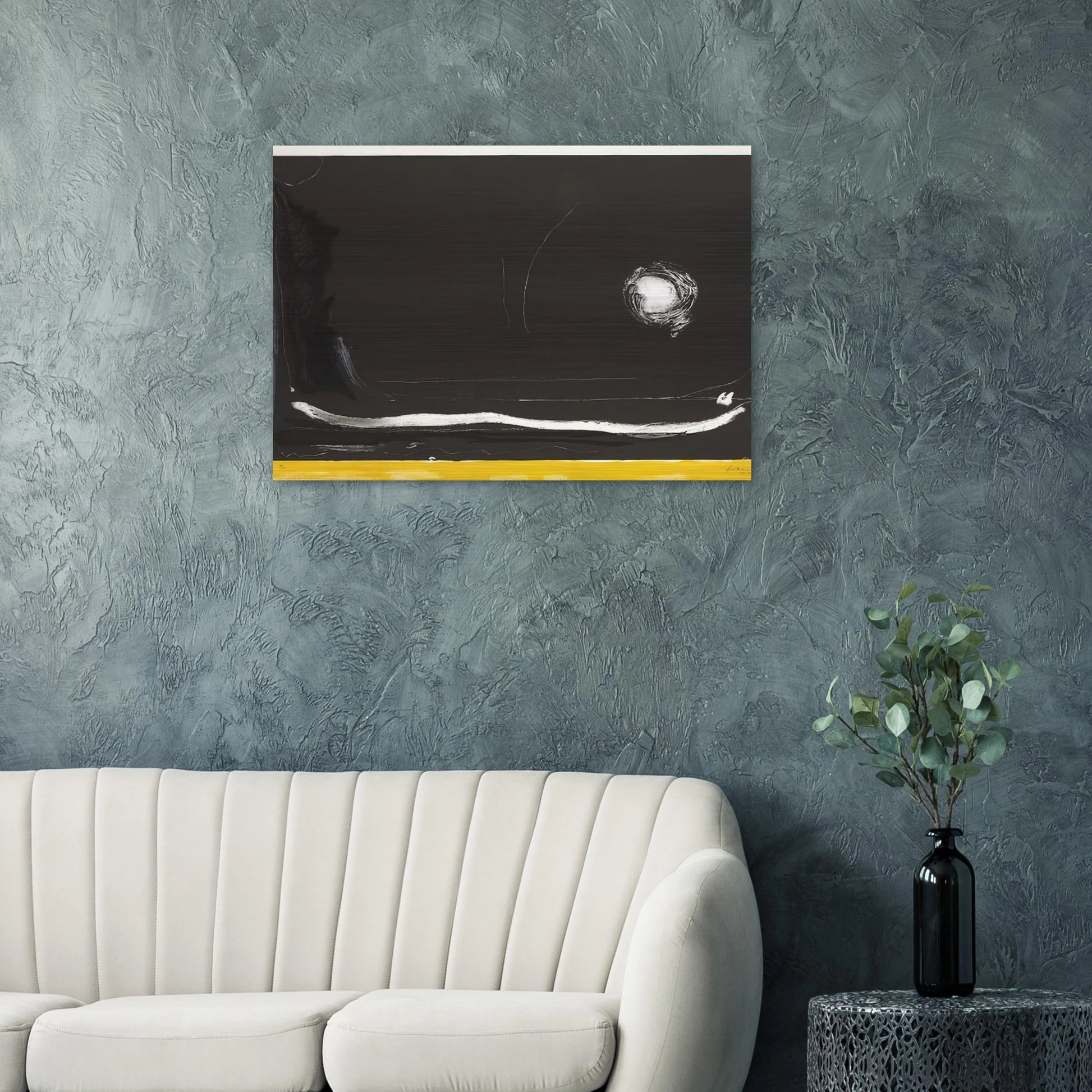 Yellow Jack - 1985 - Helen Frankenthaler Brushed Aluminum Print - 70x100 cm / 28x40 inches | Helen Frankenthaler Aluminum Print | Helen Frankenthaler Prints