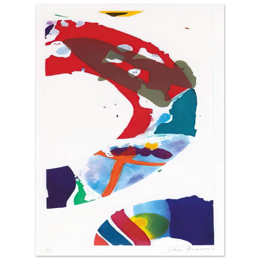 Sam Francis - Untitled  SFE 090   75x100 cm / 30x40inches Fine Art Poster