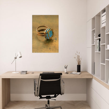 RING 1938 - Alexander Calder Brushed Aluminum Print - 70x100 cm / 28x40 inches | Alexander Calder Aluminum Print | Alexander Calder Prints