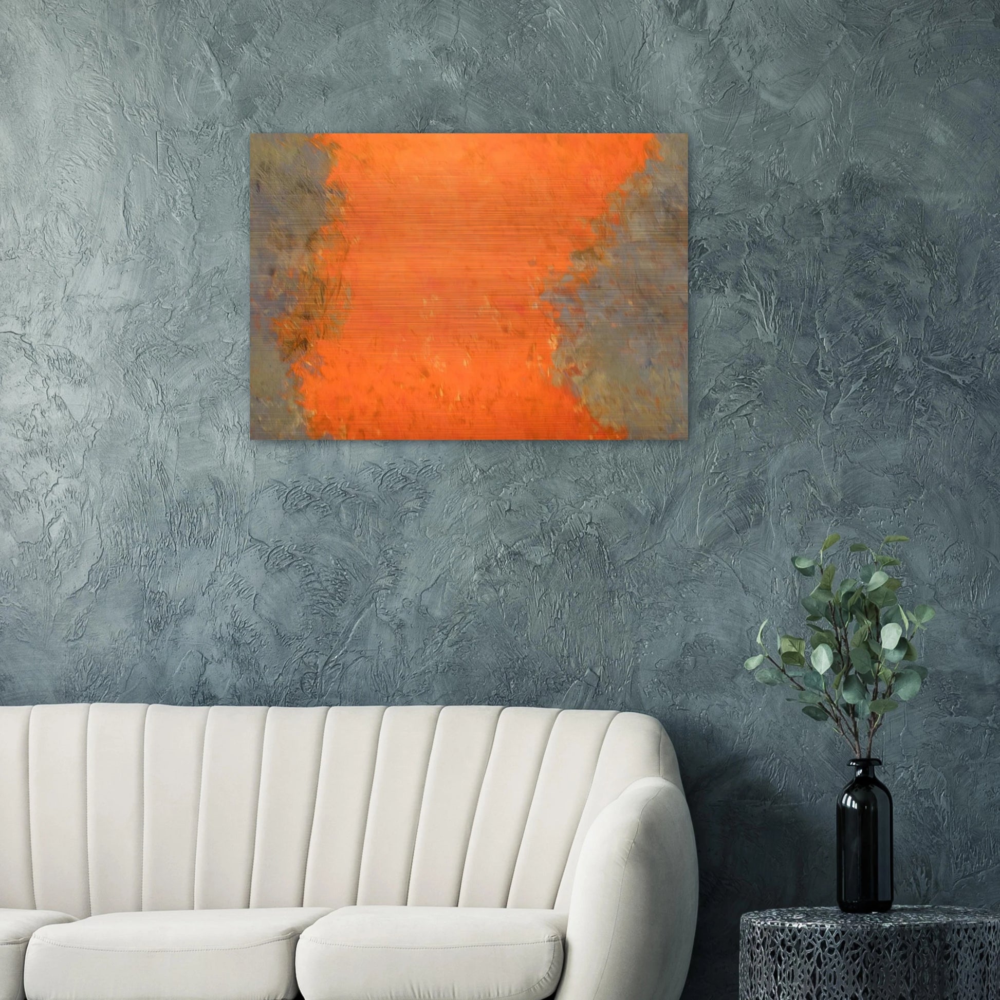 Untitled - 1959 - Theodoros Stamos Brushed Aluminum Print - 70x100 cm / 28x40 inches | Theodoros Stamos Aluminum Print | Theodoros Stamos Prints