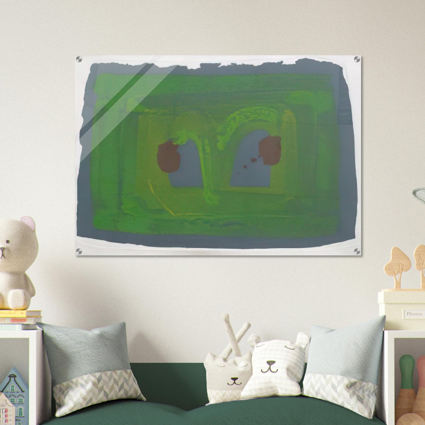 Lotus - 1980 - Howard Hodgkin Acrylic Print - 70x100 cm / 28x40″ inches
