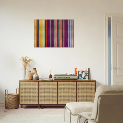 Dr. Peppercorn - 1967 - Gene Davis Brushed Aluminum Print - 70x100 cm / 28x40 inches | Gene Davis Aluminum Print | Gene Davis Prints