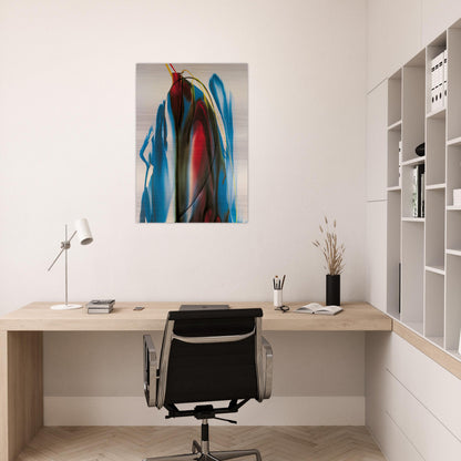 Phenomena Waiting Gables - Paul Jenkins Brushed Aluminum Print - 70x100 cm / 28x40 inches | Paul Jenkins Aluminum Print | Paul Jenkins Prints