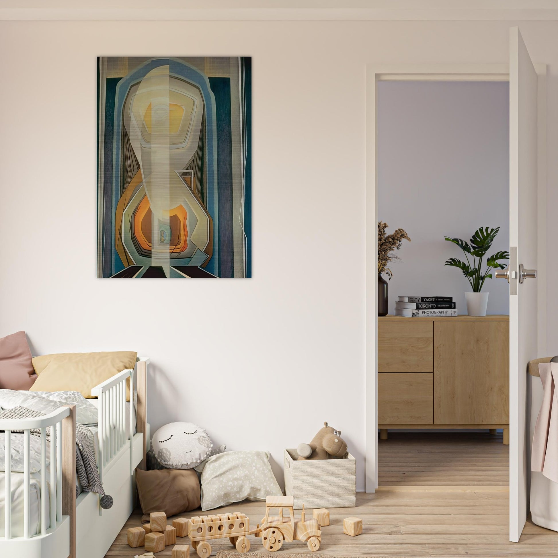 Abstract Painting #20 - 1942 - Lawren Harris Brushed Aluminum Print - 70x100 cm / 28x40 inches | Lawren Harris Aluminum Print | Lawren Harris Prints